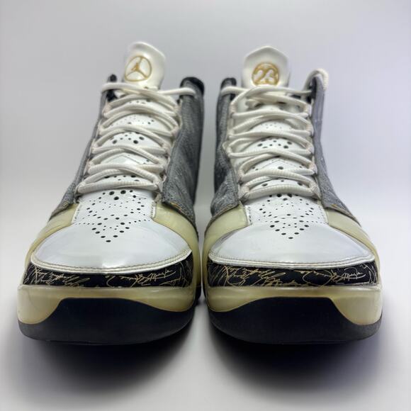 NIKE AIR JORDAN 2008 Retro OG 23 Xx3 White Stealth Shoes Mens Size 11 - Picture 2 of 12